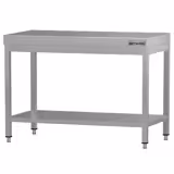 RVS werktafel ECO - 1000x700mm - met onderschap