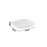 (20 stycken) Tallrik - MINI – Melamin – 105x85 mm