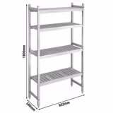 Aluminium Grundregal - 952x1800mm - Tragkraft: 600 kg