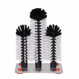 (2 pieces) FUCHS | DELFIN® Glass washing-up brush - 2x180mm + 1x240mm - with metal base plate - 1-2-3