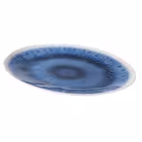 (6 stuks) Dienblad BLUE OCEAN - Melamine - 48x35,5cm - hoogte: 30mm - Blauw/Wit