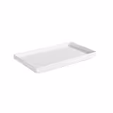 (6 uds) Bandeja GN GN 1/3 - Melamina - ASIA PLUS - 325x176mm - Altura: 30mm - Blanco - apilable - apta para lavavajillas