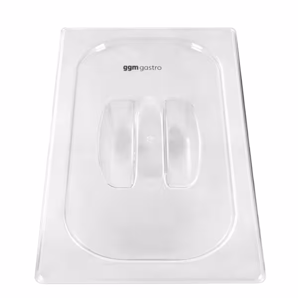 (12 stuks) polycarbonaat - GN-deksel GN 1/4 - hoogte: 23mm - 265x162mm - transparant