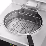 Visfriteuse - voor vis en bakwaren - 25 liter - 14 kW - zwart - mechanische bediening