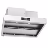 Hotte professionnelle convertible évacuation/recyclage - 1600mm - 98% d’efficacité de filtration - commandes tactiles - éclairage LED
