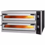 Commercial Double-Deck Electric Pizza Oven Digital – 6+6 pizzas Ø35 cm - 400°C - Soft-Touch Display