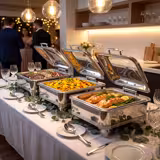 Inductie chafing dish - GN 1/1 - met glazen deksel - softclose