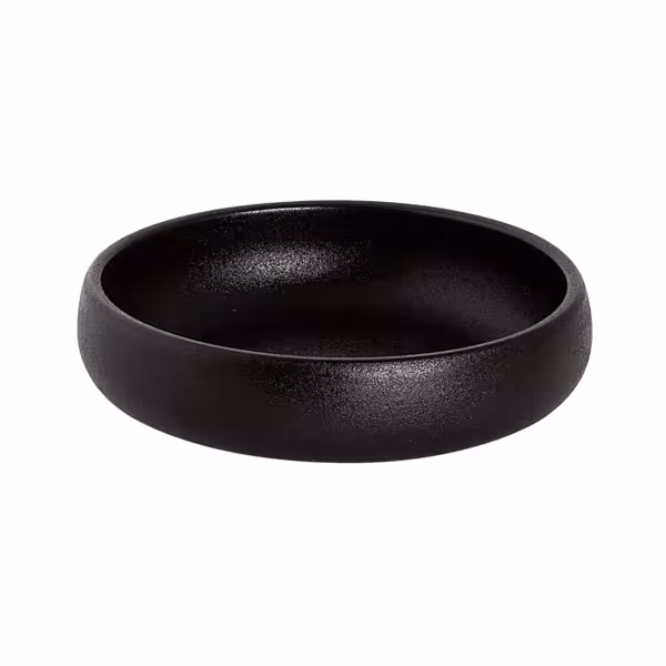 (6 pcs) Dessert Bowl - Universe - Maastricht - Porcelain - 200ml - round - Ø 115mm - Black