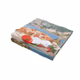 (100 pcs) Boîte à pizza - POSITANO - Côte méditerranéenne - 36x36x4cm