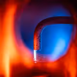 Plynová pec na pizzu - 6x 30 cm - manuální