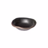 (12 Stück) Dipschälchen - MARONE - Melamin - 40ml - Ø 115mm - Schwarz/Braun