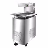 Schokoladen-Temperiergerät / Chocotemper - 12 kg - 2,5 kW - mit Auslaufhahn - inkl. Ablagefläche mit Glasurzone