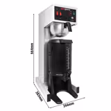 Filterkaffeemaschine - 2,5 Liter - mit automatischer Wasserbefüllung - inkl. Thermobehälter