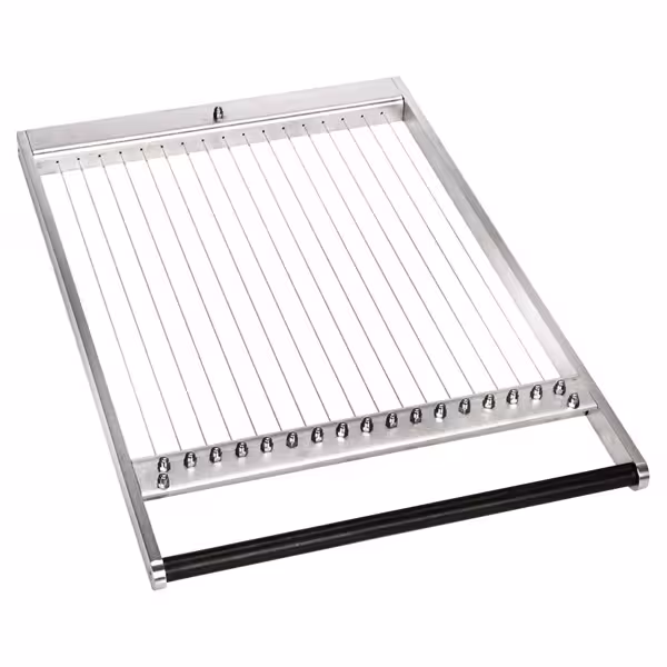 Frame voor dubbele praline snijder - draadafstand: 22,5 mm