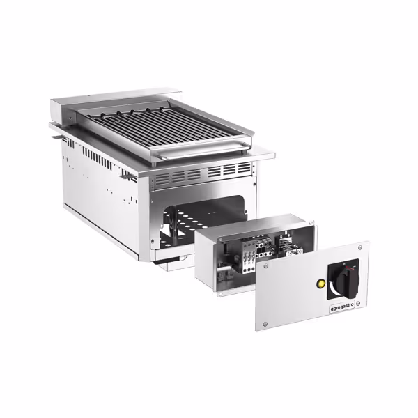 Elektrische watergrill - 3,75kW - RVS