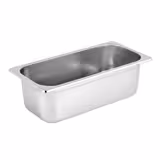 Vaschetta gelato in acciaio inox - 5l - 360x165x120mm