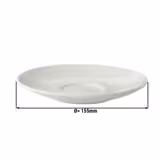 (6 pezzi) BART - Piattino da cappuccino - Ø 15,5 cm - Avorio	