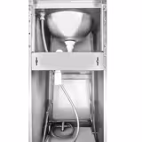 Commercial Hand Wash Basin - Stainless Steel, Foot Pedal – Soap & Paper Towel Dispensers – Mains Water – Washing/Drying series – 400×427×1330 mm