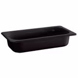 (6 pcs) Melamine Gastronorm Tray GN 1/3 - ECO - Black - 2L - Depth: 65mm