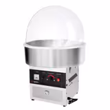 Commercial Candy Floss Machine - Ø520mm - 950W - Stainless Steel - with Sneeze Guard