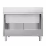 Commercial Pot Wash Sink Unit with Cabinet – 1200 × 700 mm – Single Bowl (1000 × 500 mm)