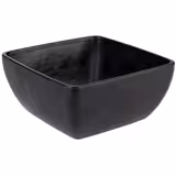 (6 stuks) kom - SLATE - Melamine - 1,5l - vierkant - 190x190mm - Diepte: 90mm - Zwart