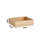 Caisse pour buffet - VALO - Brun - Hauteur:85mm - compatible avec GN 1/2