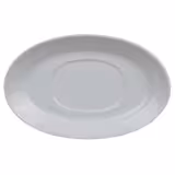 (6 szt.) MIX & MATCH - Spodek do filiżanki Łódka z sosem - Prostokątny - 200x120mm - Biały