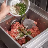 Elektrischer Fleischmischer - 42 Liter - 30 kg - 750 Watt - Vor- & Rücklauf