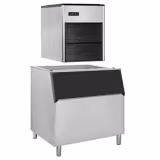 Commercial Ice Machine - Nugget - 335 kg/24 h - incl. ice storage container