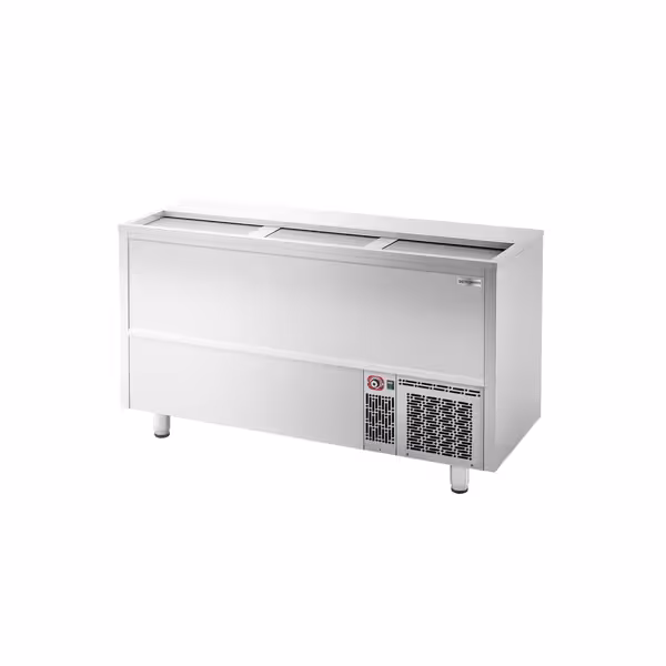 Flessenkoeler bovenlader - RVS - 445L