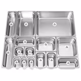 (1 piece) – Stainless Steel Gastronorm Pan GN 1/1 – Height 150 mm