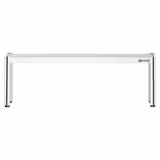 Stainless Steel Overshelf - 1400x370mm - height-adjustable
