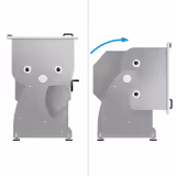 Elektrische Vleesmenger - 150kg vlees - 4,5kW - voor- & achteruit - kantelbare kom