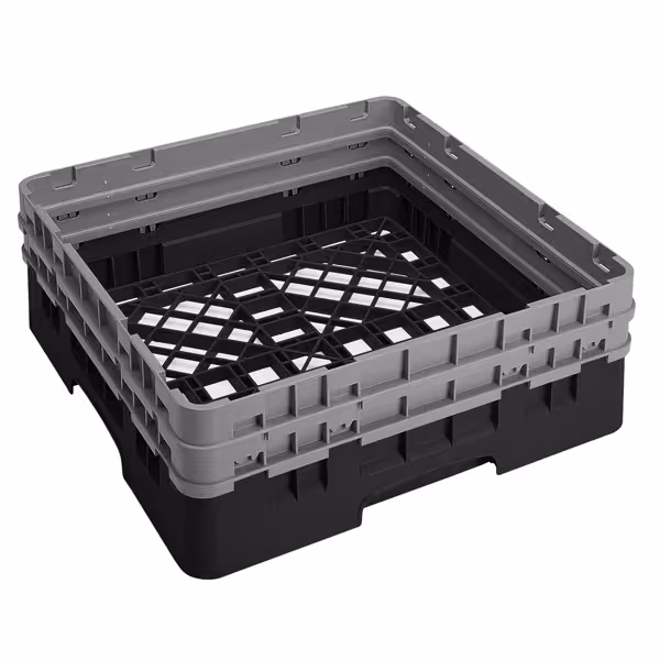 CAMBRO | CAMRACK® - Peruspesukori 1/1 - 2 jatko-osalla - 500x500mm - Musta