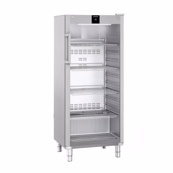 LIEBHERR | Kühlschrank Edelstahl PERFECTION - 600 Liter - GN 2/1 - Innen Kunststoff - mit 1 Glastür
