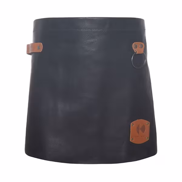 KARLOWSKY | Zástěra do pasu kožená - černá