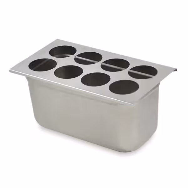 Flessenhouder / Bottle Organizer - voor knijp- en doseerflessen - voor 8 flessen (355 of 473 ml) - geschikt voor GN 1/3