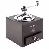 (6 sztuk) PEUGEOT | LE MOULIN D'OLIVIER ROELLINGER – Młynek do pieprzu i przypraw z korbką – Czekoladowy – Wysokość: 130 mm