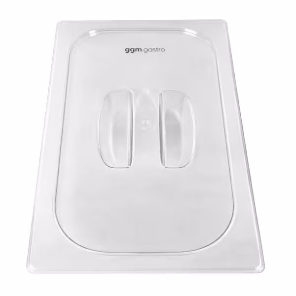 (12 قطع) غطاء GN لحاوية أدوات مائدة بولي كربونات GN 1/3 - الارتفاع: 7 mm - 325x176 mm - شفاف