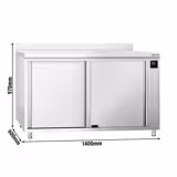 Wärmeschrank PREMIUM - 1400x600mm - mit Aufkantung & Schiebetüren - Digital