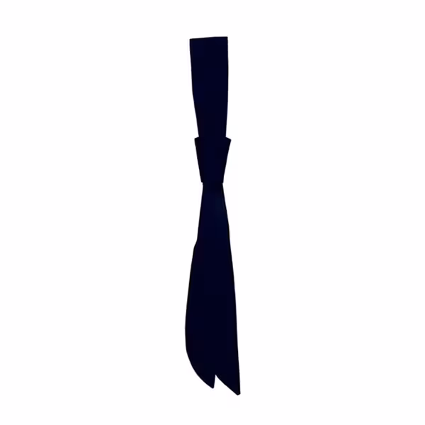 (5 st.) Serviceslips dam - 94 x 5 cm - Svart