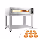 Elektrikli pizza fırını 9x 30 cm - Manuel - alt stand dahil