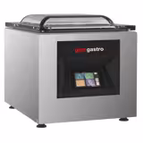 Pakowarka próżniowa komorowa - 10m³/h - 600W - Panel dotykowy - z funkcją gazowania (MAP) - Nablatowa