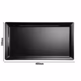 (6 bucăți) Tava - PURE - Melamină - 400x300 mm - Înălțime: 30 mm