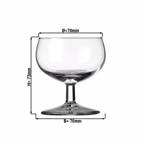 (6 szt.) Kieliszek do likieru - Gilde - 110ml - do zmywarki - zestaw 6 szt.