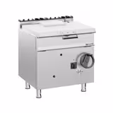 Gas Kippbratpfanne - 60 Liter - 20,5 kW - mit Handrad und Wasseranschluss