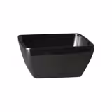 (6 Stück) Schale - PURE - Melamin - 0,14 Liter - eckig - Schwarz