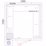 Regalset Aluminium - U-Form - Bautiefe: 360mm - Tragkraft: 600 kg
