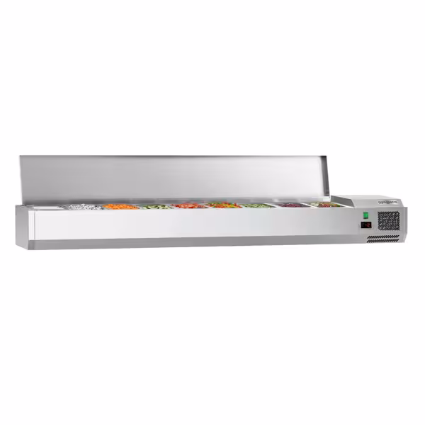 Countertop Prep Well / Refrigerated Topping Unit ECO - 1800x335mm - 8x GN 1/4